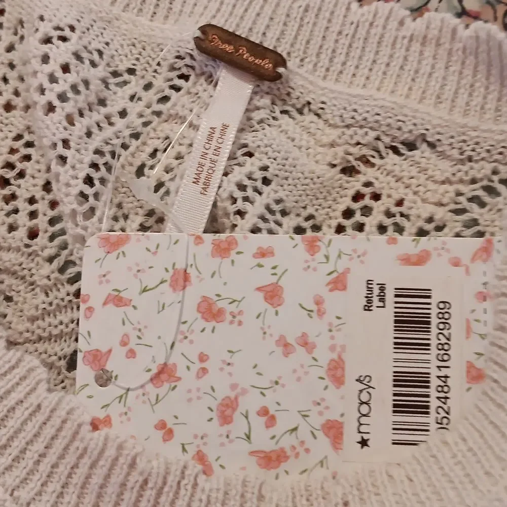 Free People Colette Scallop Neck Top